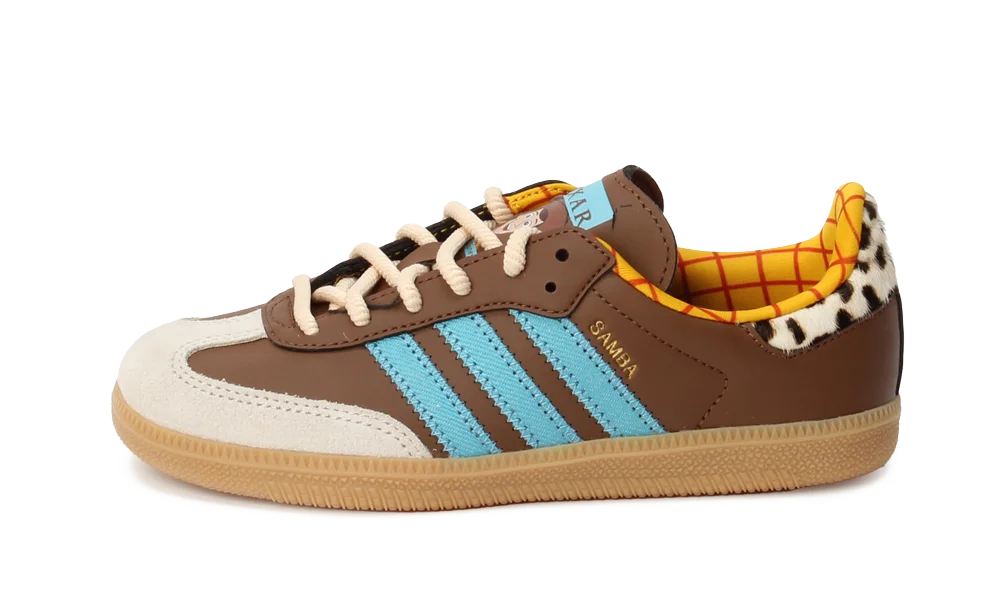 Adidas x Toy Story Samba Woody — vue de face