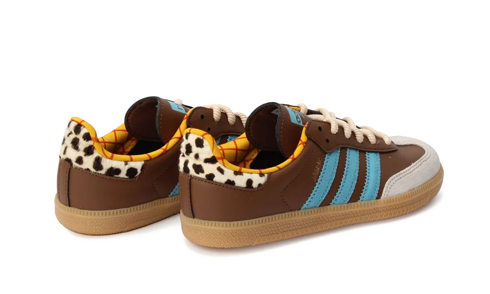 Adidas x Toy Story Samba Woody — détail