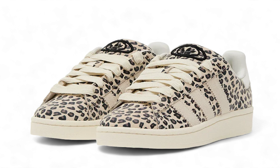 Campus 00s Cream Leopard (ID7041) - 36 2/3 EU - 4.5 US - Beige | SOSUKICKS