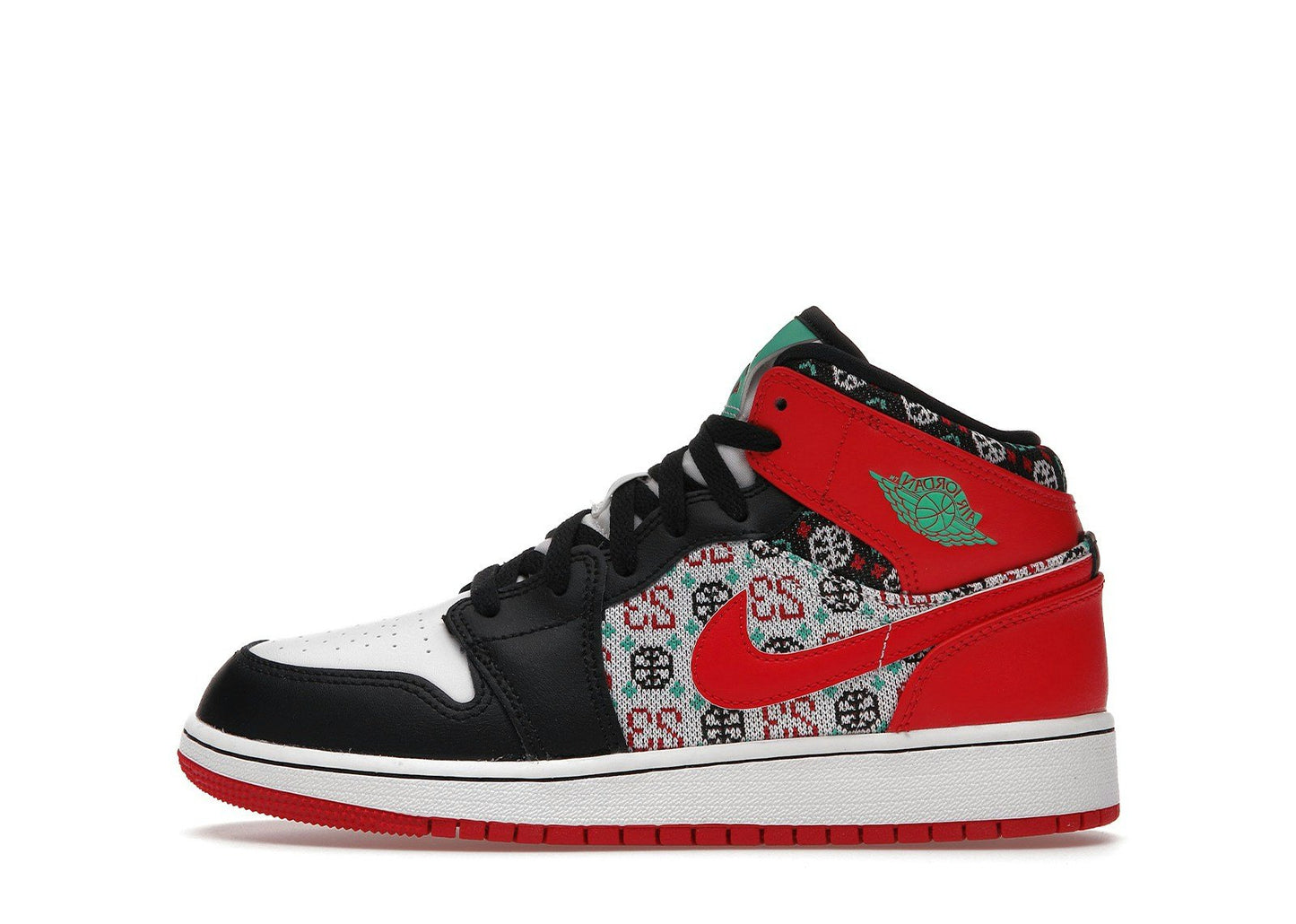 Jordan 1 Mid SE Ugly Christmas Sweater (GS)
