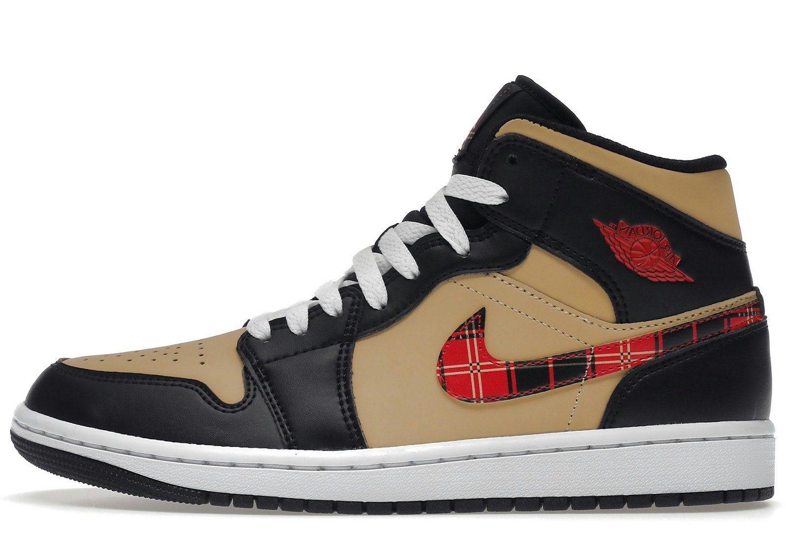 Air Jordan 1 Mid Tartan Swoosh