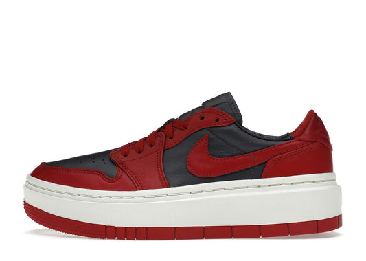 Jordan 1 Elevate Low Dark Grey Varsity Red (Women's)