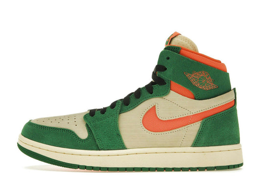 Jordan 1 High Zoom Air CMFT 2 Pine Green Orange Blaze (Women's)