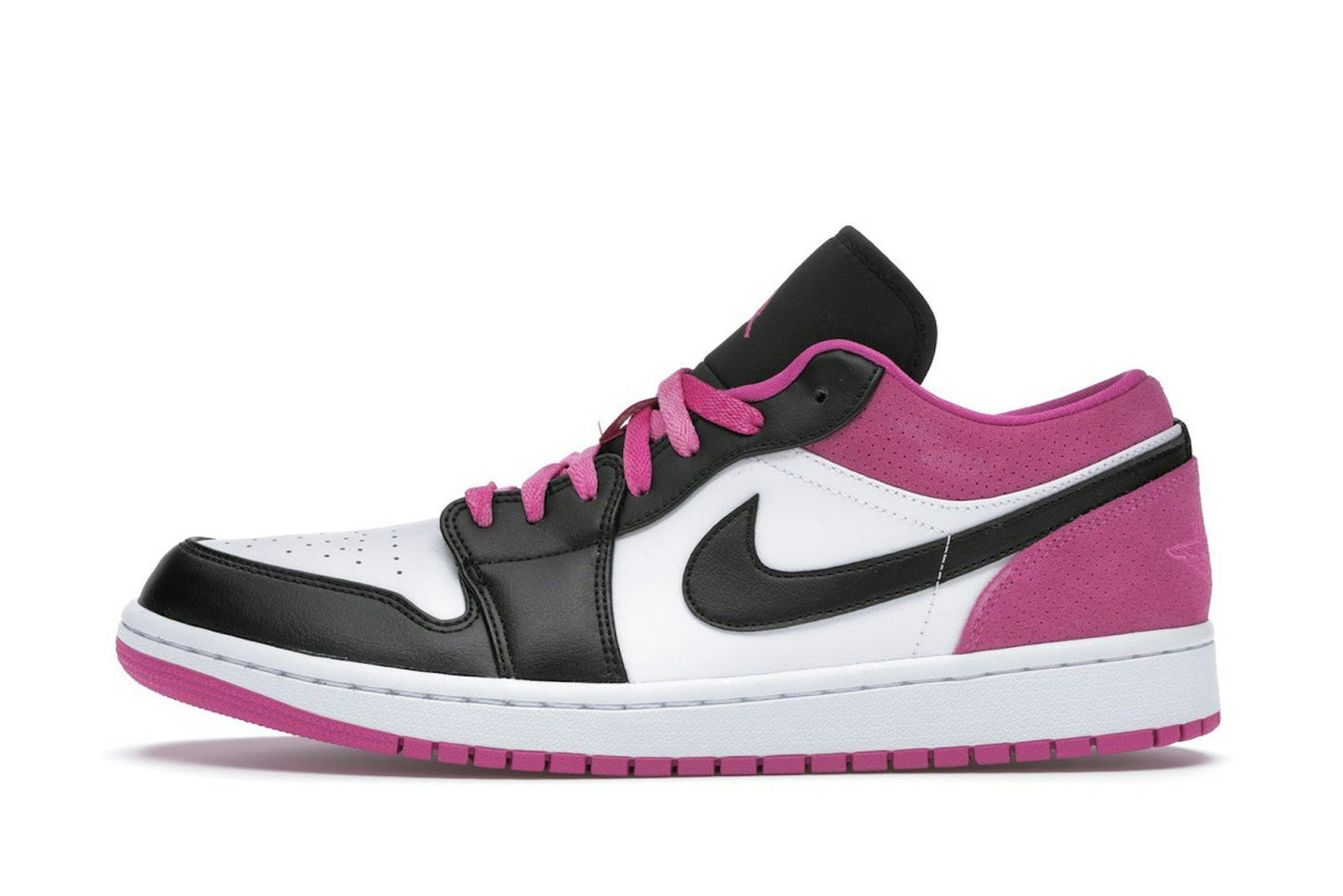 Jordan 1 Low Black Active Fuchsia