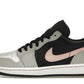 Jordan 1 Low Black Grey Pink