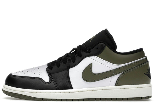 Jordan 1 Low Black Toe Medium Olive