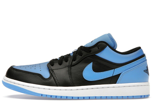 Jordan 1 Low Black University Blue