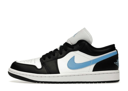 Jordan 1 Low Black University Blue White (Women's)