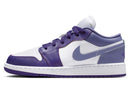 Jordan 1 Low Court Purple White Dusty Amethyst (GS)