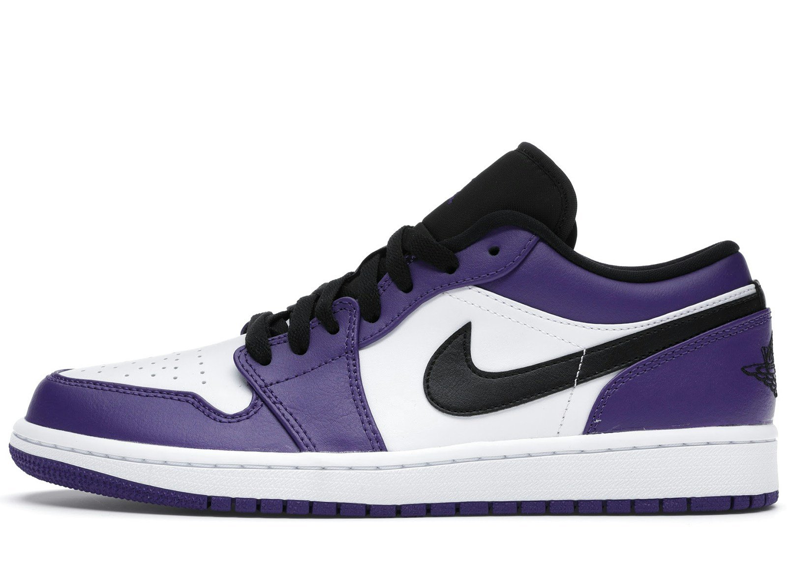 Jordan 1 Low Court Purple White