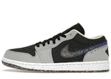 Jordan 1 Low SE Crater Black Grey