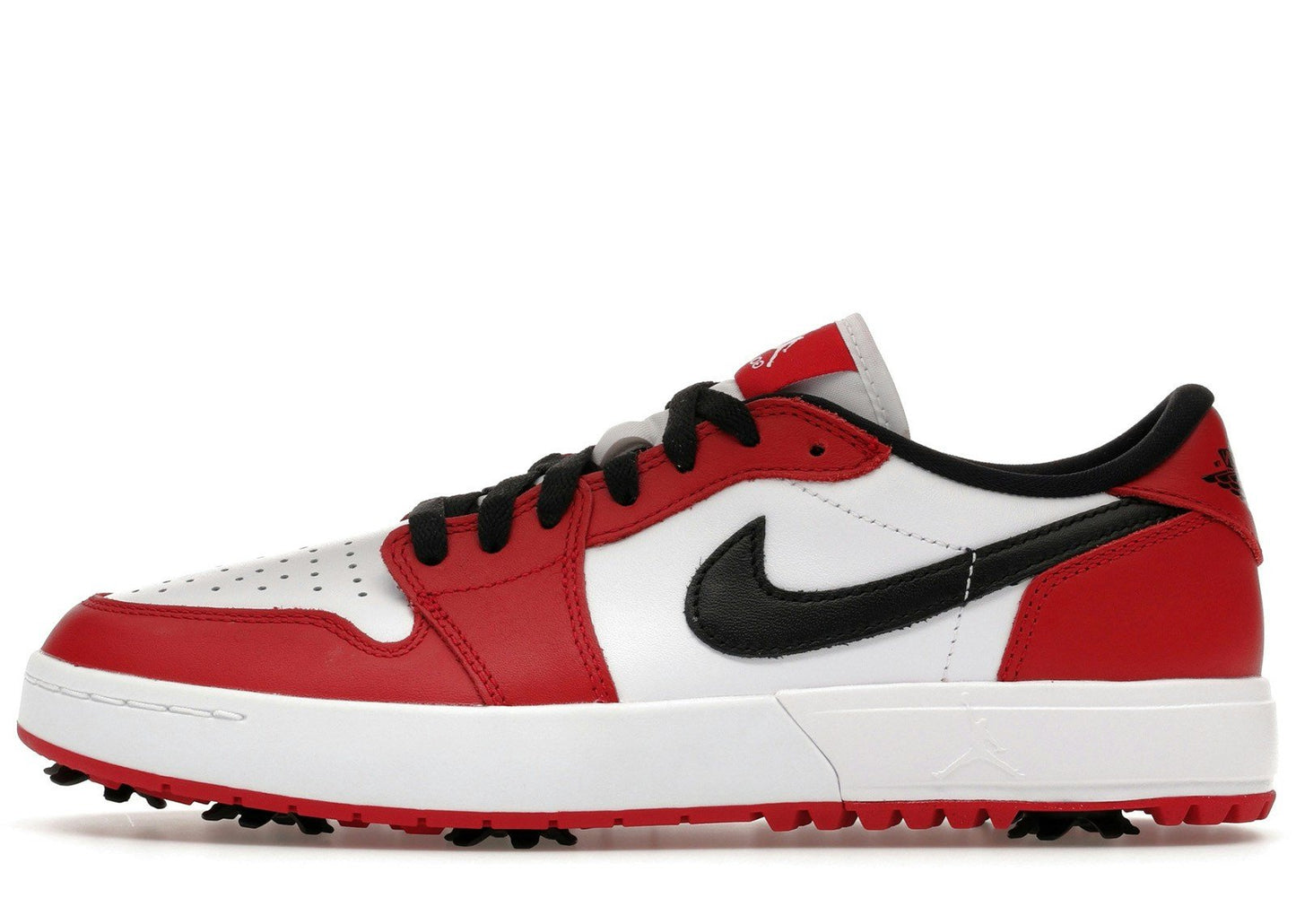 Jordan 1 Low Golf Spiked Varsity Red White Black