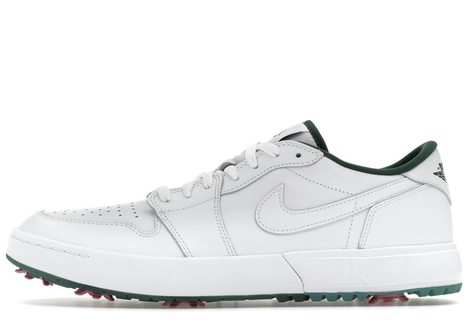Jordan 1 Low Golf Spiked White Fir Elemental Pink