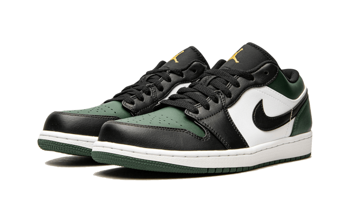 Air Jordan 1 Low Green Toe (553560-371) - 36 EU - 4Y US - Green | SOSUKICKS