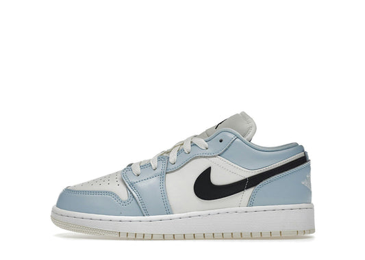 Jordan 1 Low Ice Blue Black (GS)