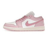 Jordan 1 Low Iced Carmine White (Women's)