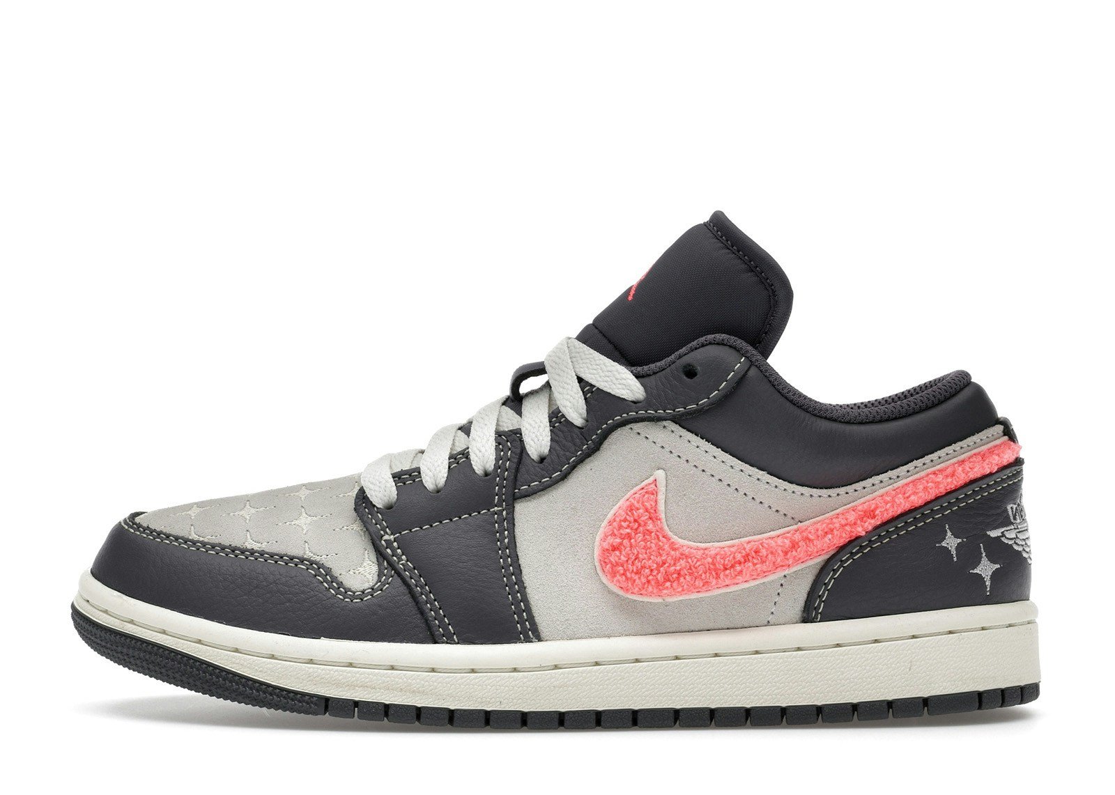 Jordan 1 Low Light Graphite Hot Punch (Women's)