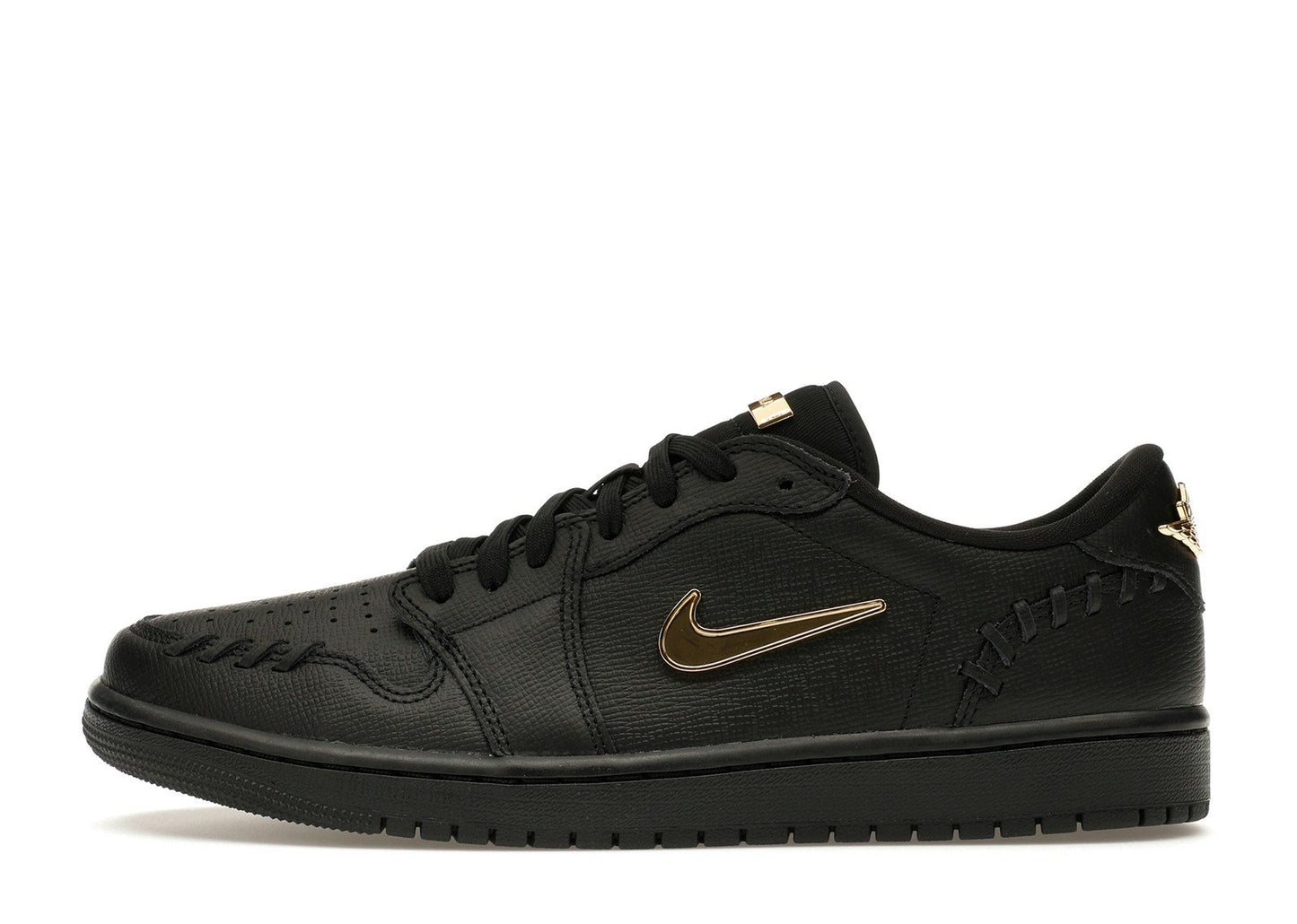 Jordan 1 Low Method of Make Black Metallic Gold (Women's)