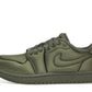 Jordan 1 Low Method of Make Satin Medium Olive (Women's)