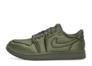 Jordan 1 Low Method of Make Satin Medium Olive (Women's)