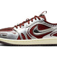 Jordan 1 Low Method of Make V3 Dark Team Red Metallic Silver (Women's)