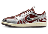 Jordan 1 Low Method of Make V3 Dark Team Red Metallic Silver (Women's)