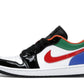 Jordan 1 Low Multi-Color Black Toe (Women's)