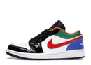 Jordan 1 Low Multi-Color Black Toe (Women's)