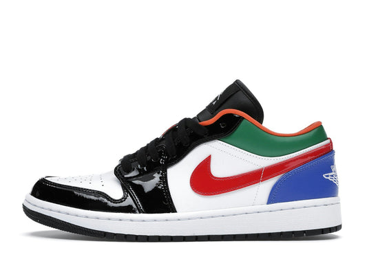 Jordan 1 Low Multi-Color Black Toe (Women's)