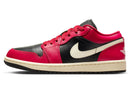 Jordan 1 Low Mystic Hibiscus Black (Women's)