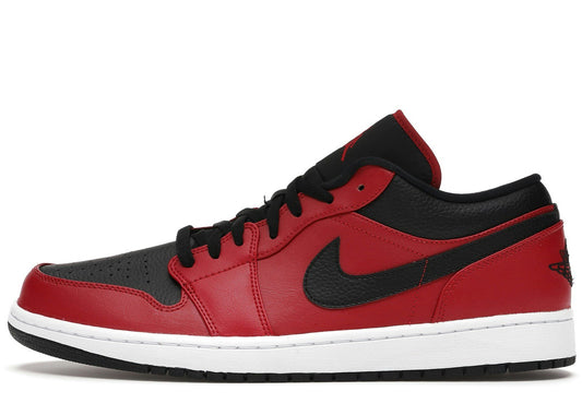 Jordan 1 Low Reverse Bred Pebbled Swoosh