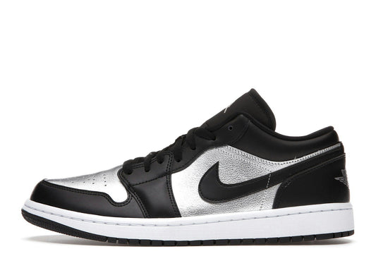 Jordan 1 Low SE Black Metallic Silver (Women's)