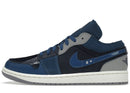 Jordan 1 Low SE Craft Obsidian French Blue Ashen Slate White