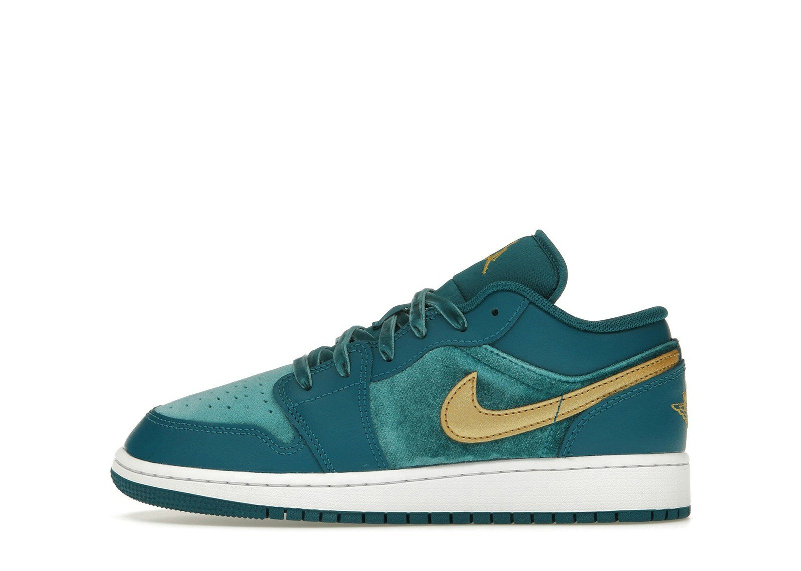 Jordan 1 Low SE Geode Teal Metallic Gold (GS)