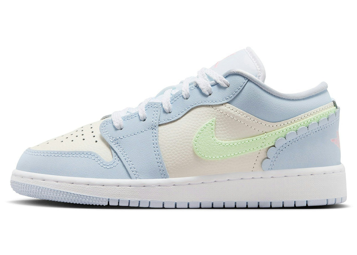 Jordan 1 Low SE Half Blue Sail Vapor Green (GS)