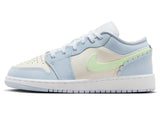 Jordan 1 Low SE Half Blue Sail Vapor Green (GS)