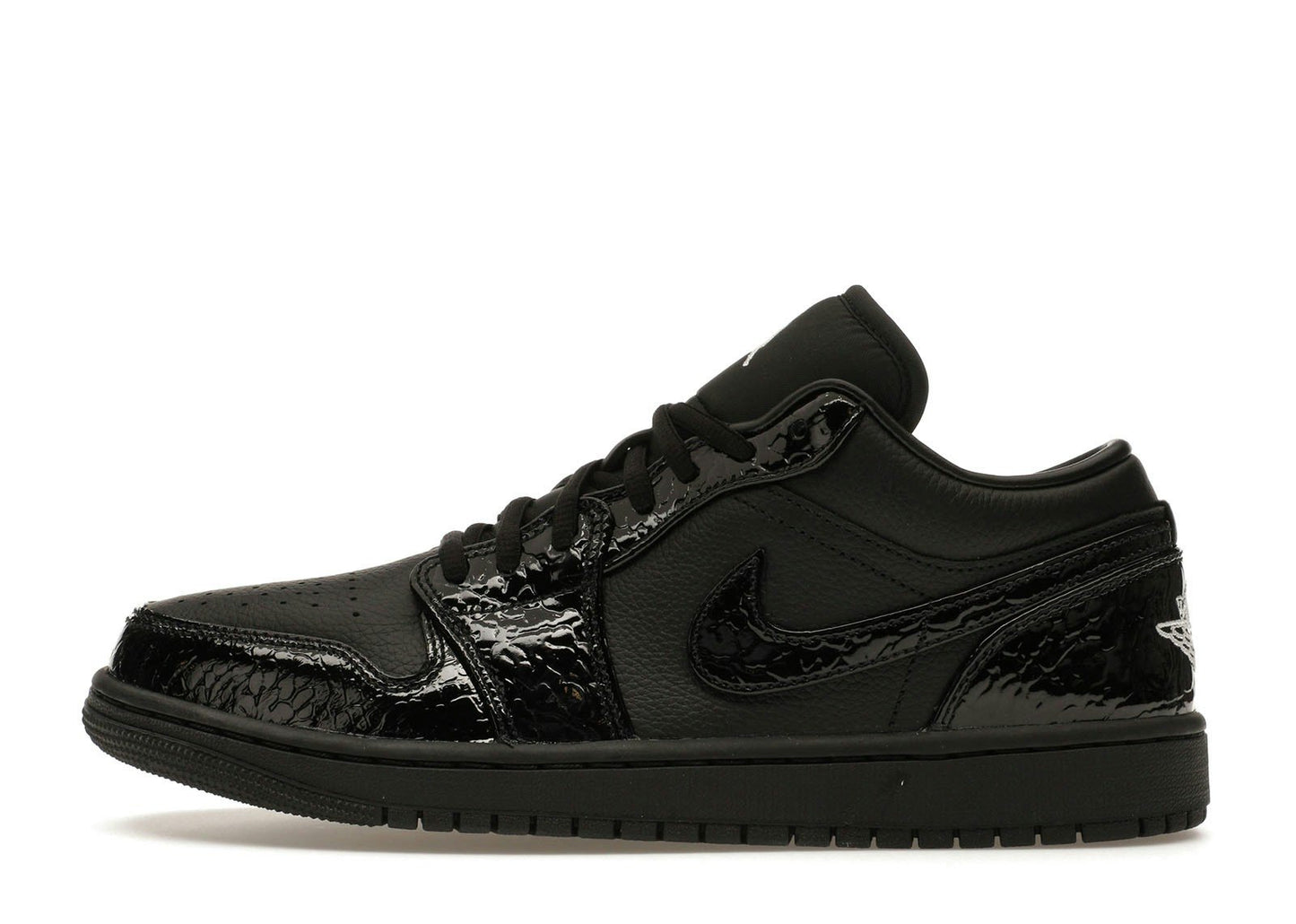 Jordan 1 Low SE Patent Elephant Black (Women's)