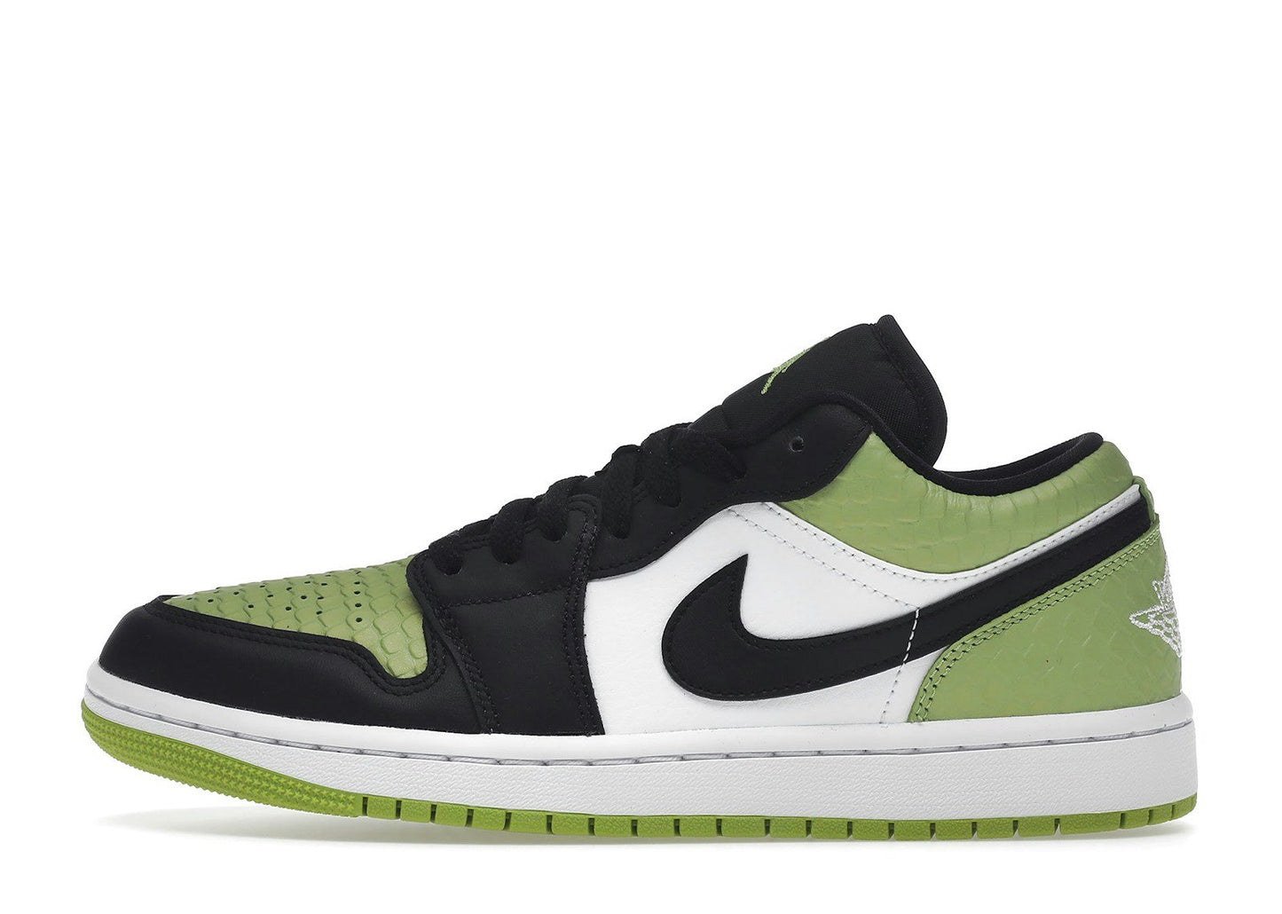 Jordan 1 Low Snakeskin Vivid Green (Women's)
