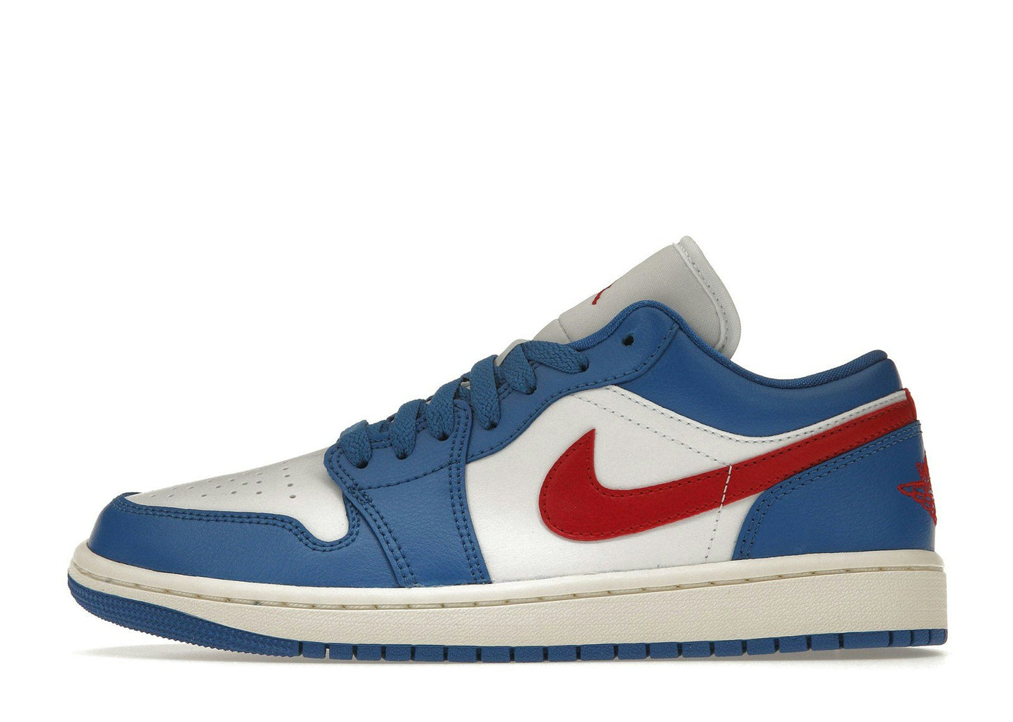 Jordan 1 Low Sport Blue Gym Red (Women's)