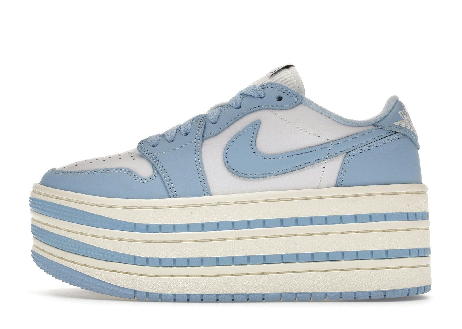 Jordan 1 Low Triple Stack Psychic Blue White (Women's)