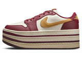 Jordan 1 Low Triple Stack Team Red Pale Ivory (Women's)