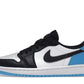Jordan 1 Retro Low OG Black Dark Powder Blue (Women's)