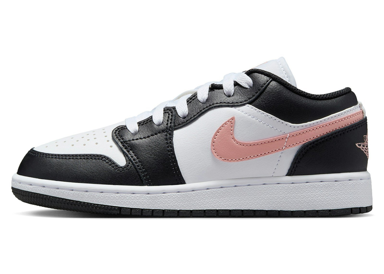 Jordan 1 Low White Black Rust Pink (GS)