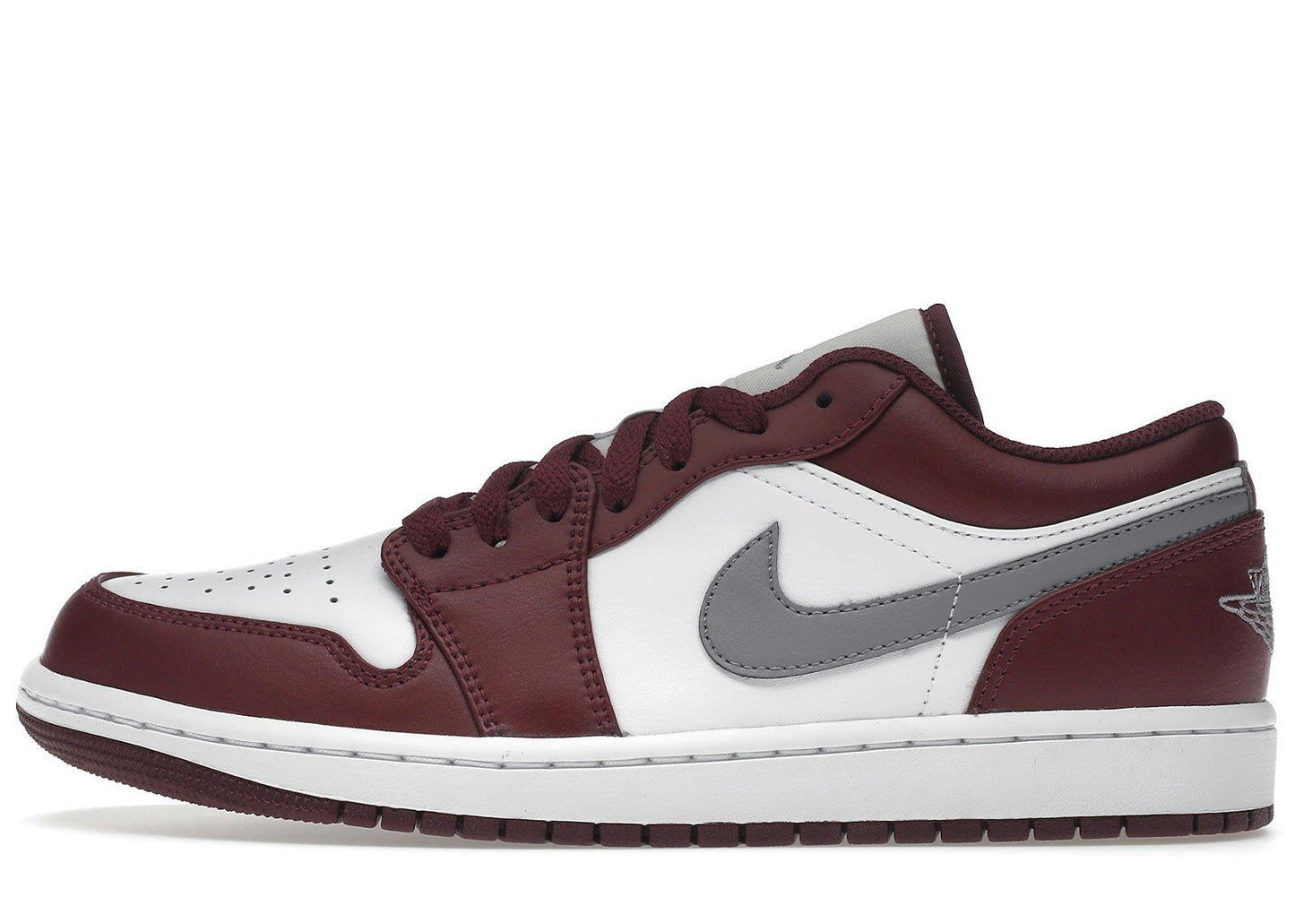 Jordan 1 Low White Bordeaux