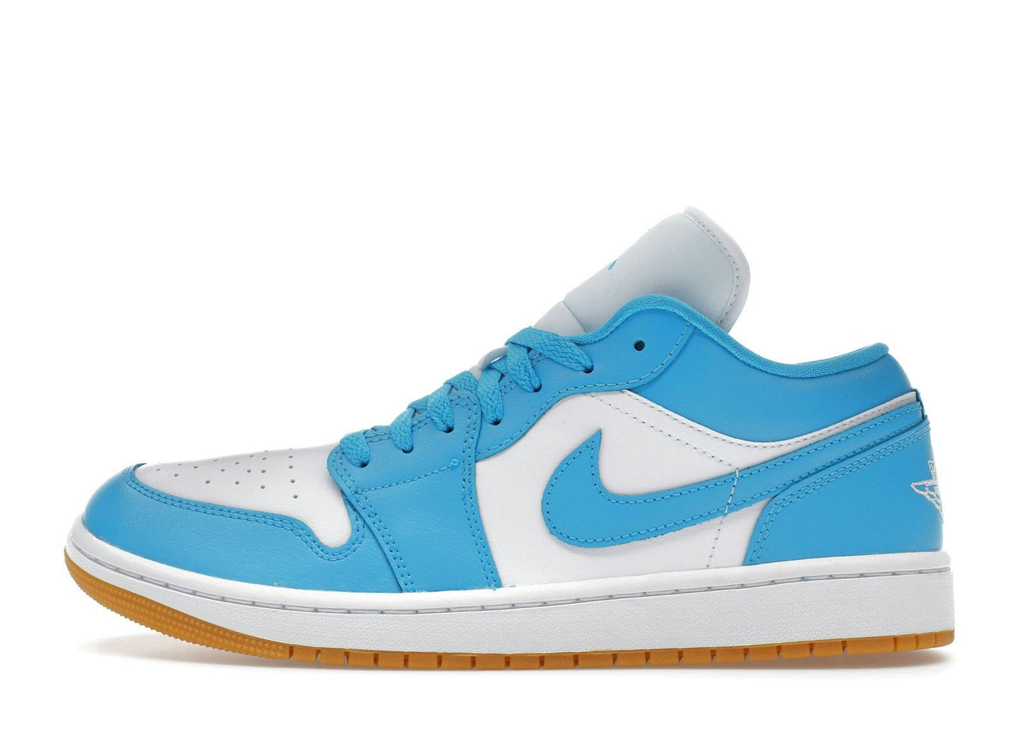 Jordan 1 Low White Gum Light Brown Dark Powder Blue (Women's)