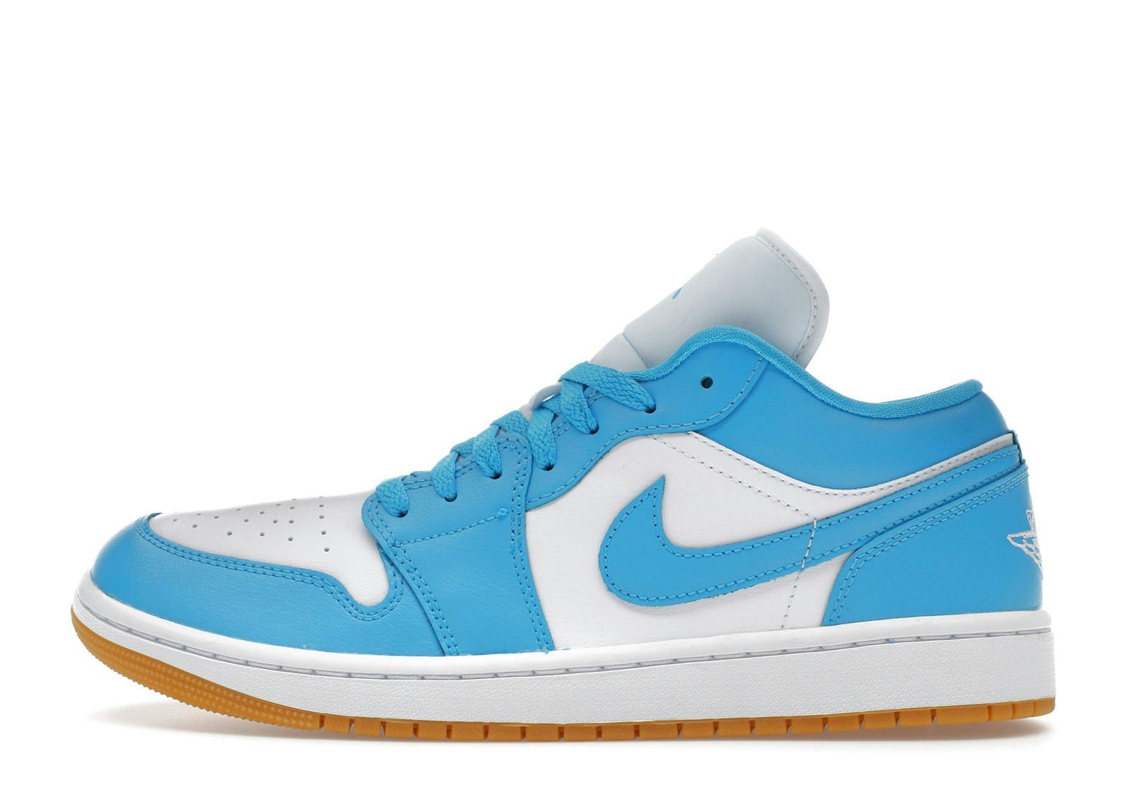 Jordan 1 Low White Gum Light Brown Dark Powder Blue (Women's)