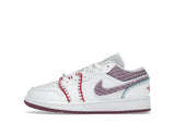 Jordan 1 Low White Light Bordeaux (GS)