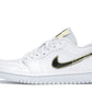 Jordan 1 Low White Metallic Gold (Women's)