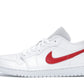 Jordan 1 Low White University Red (Women's)