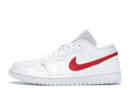 Jordan 1 Low White University Red (Women's)